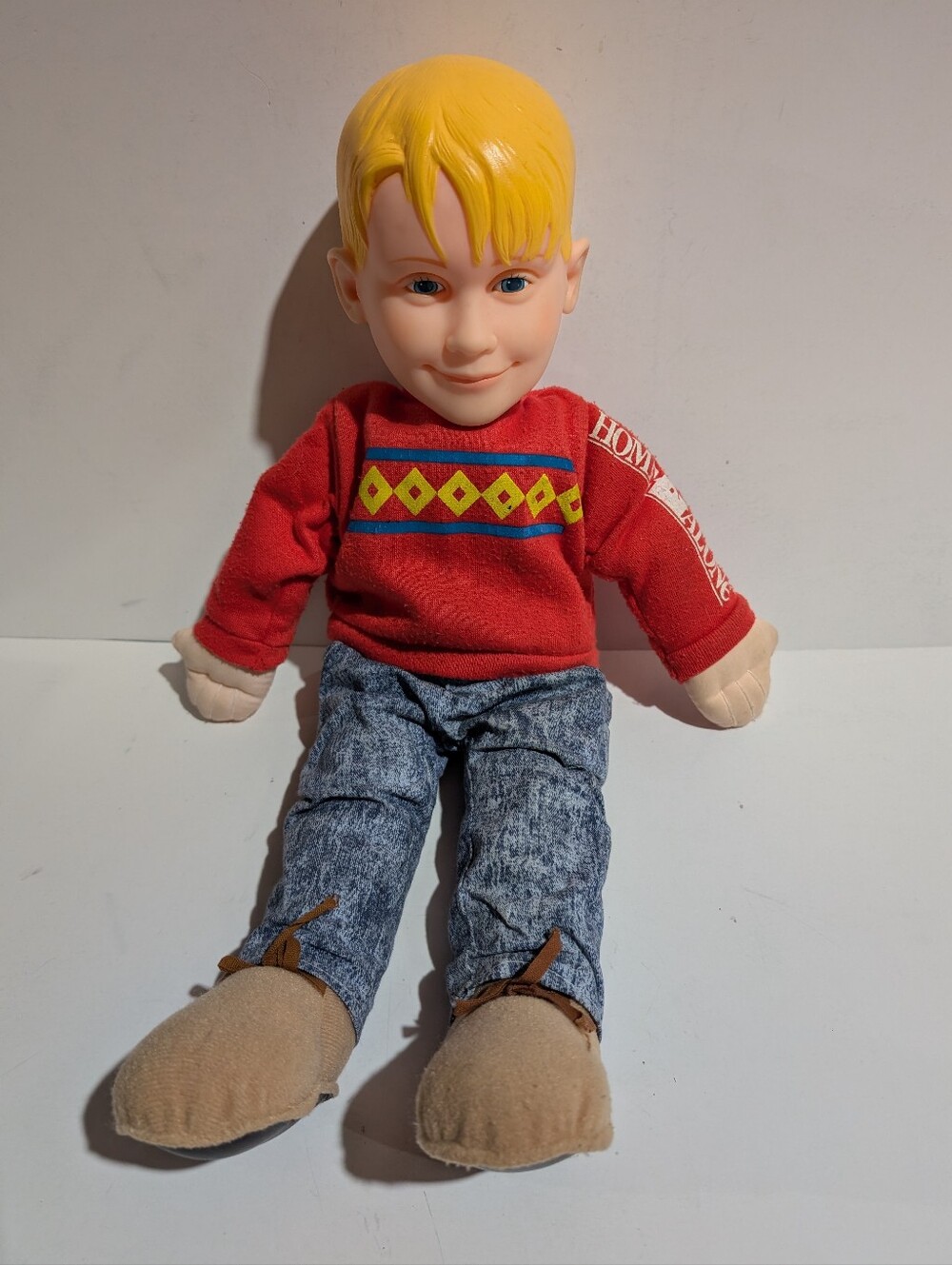 Home Alone 1991 Talking Kevin Pull String Doll Figure Fast High Pitched As Is